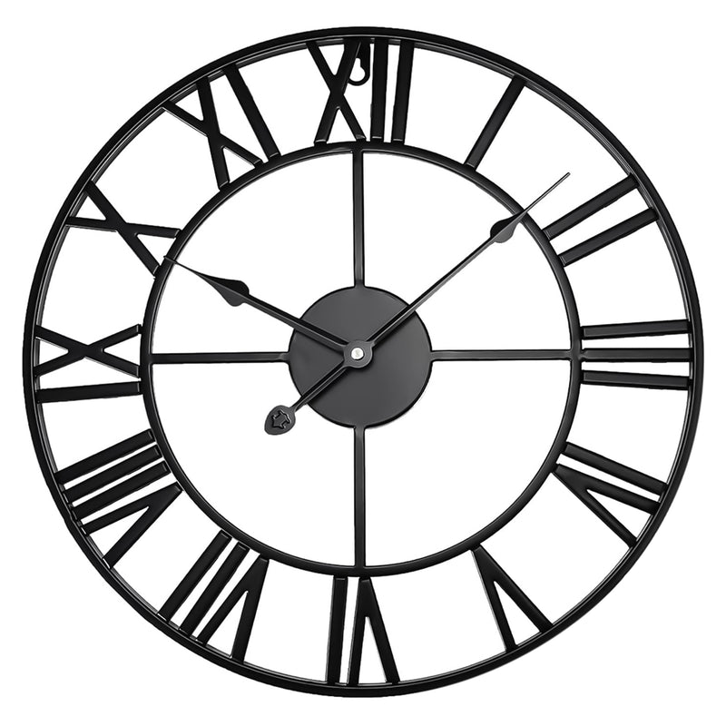 Garden Wall Clock Metal - 60CM