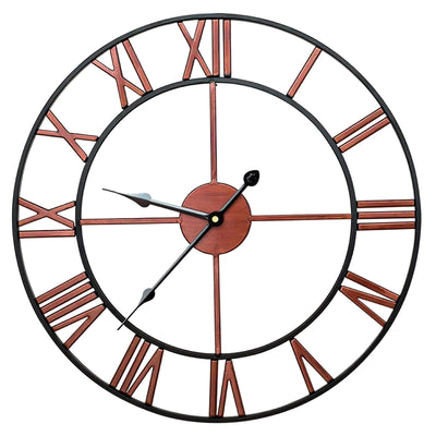 Garden Wall Clock Metal - 60CM