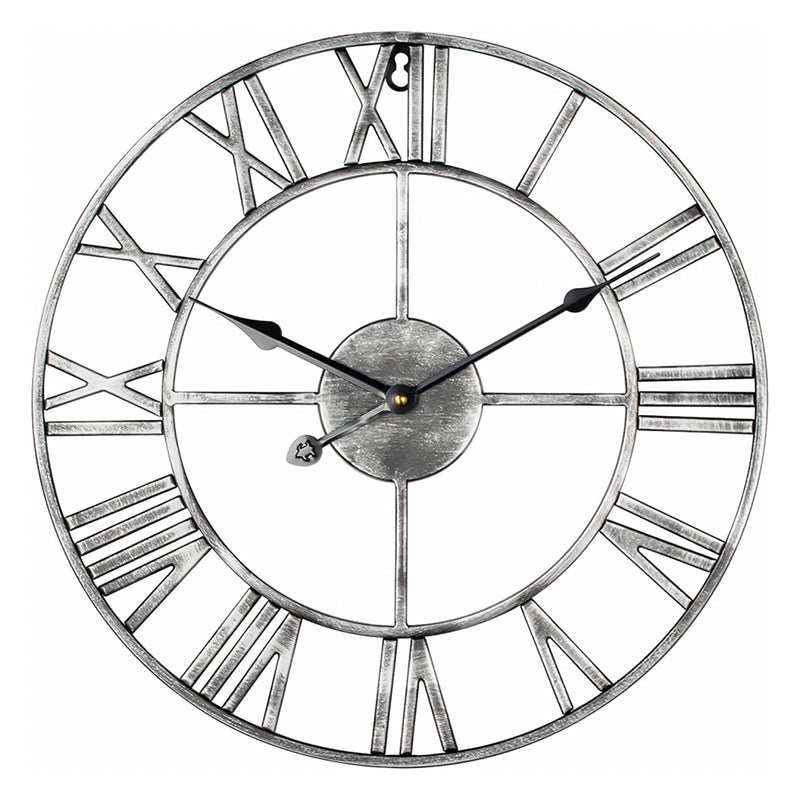 Garden Wall Clock Metal - 60CM