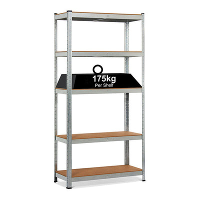 5-Tier Heavy Duty Garage Storage Racking Shelf - 90 x 40 x 180cm