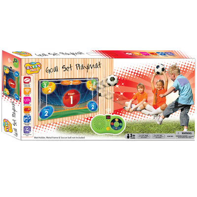 Kids Electronic Football Goal Set Playmat