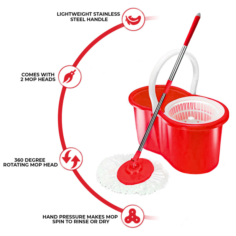 360° Spin Rotating MOP & Bucket Set