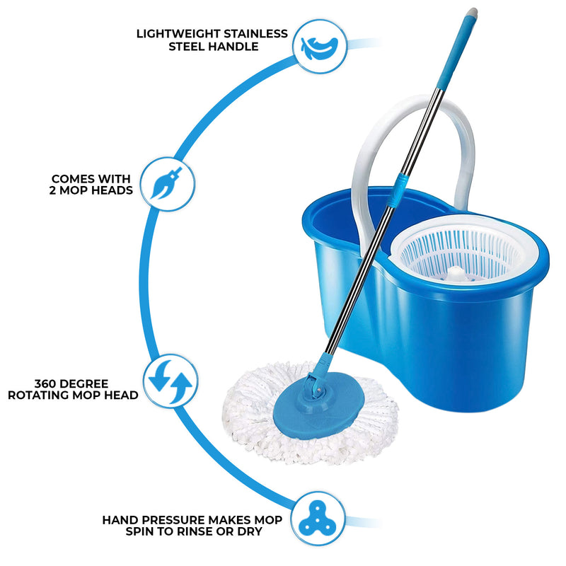 360° Spin Rotating MOP & Bucket Set