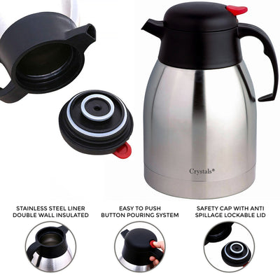 2L Steel Vacuum Kettle Flask