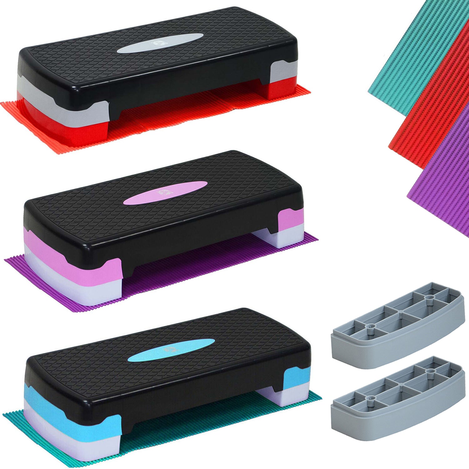 Aerobic Fitness Yoga Step With Mat | Dennyshop UK