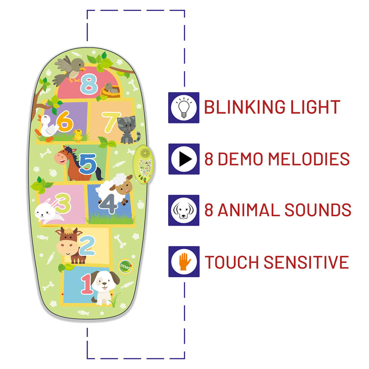 Electronic Animal Touch Musical Kids Play Mat