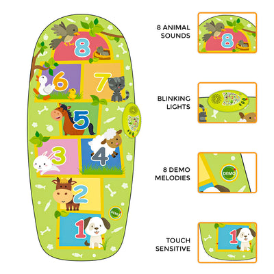Electronic Animal Touch Musical Kids Play Mat