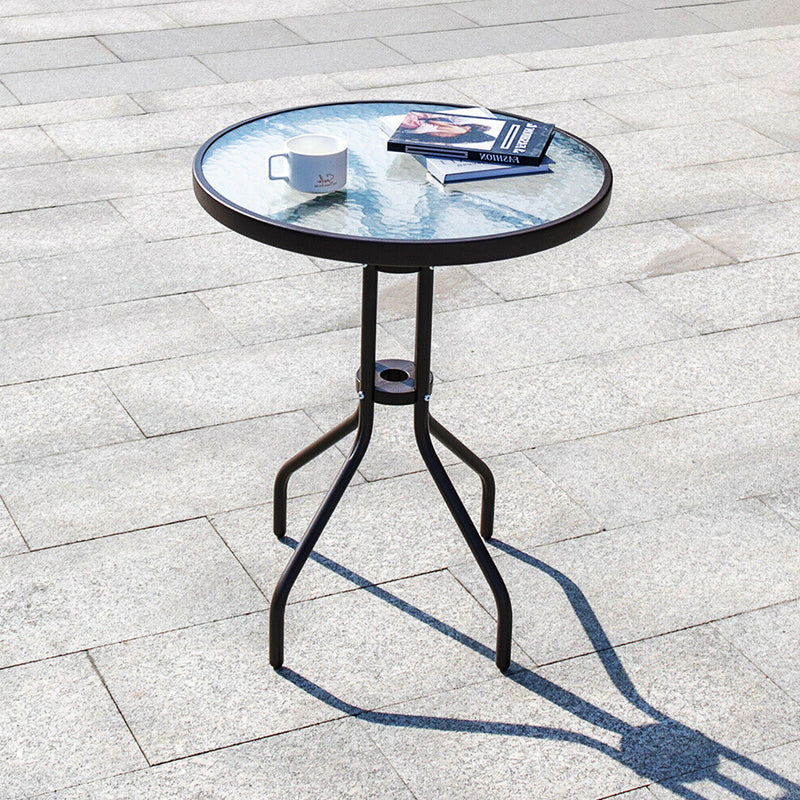 Tempered Glass Top Patio Table