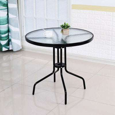 Tempered Glass Top Patio Table