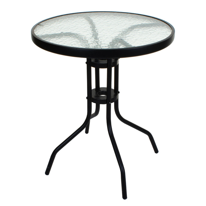 Tempered Glass Top Patio Table