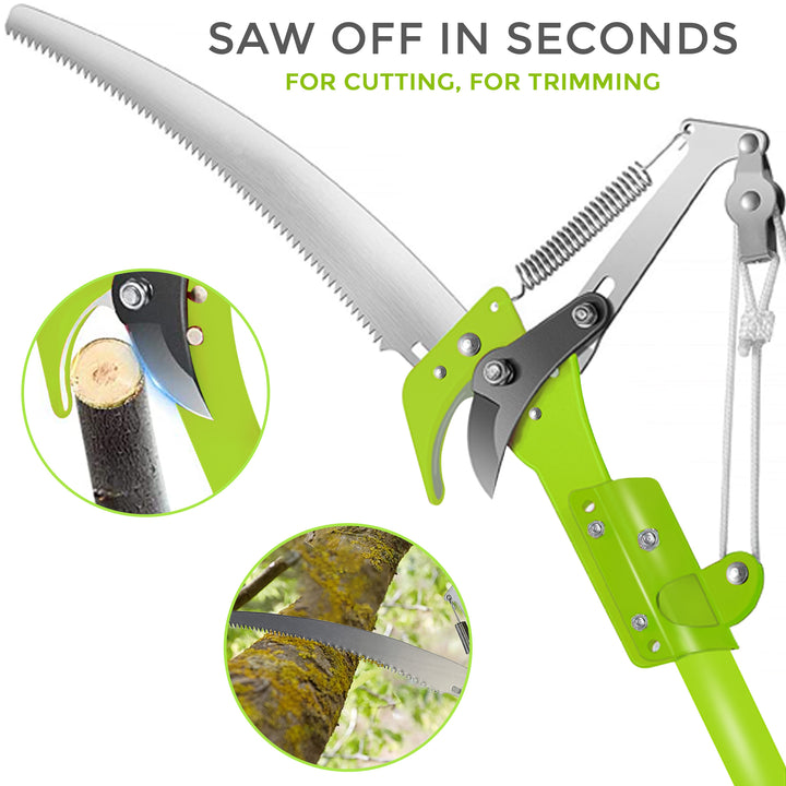 Telescopic Branch Pruner Cutter + 32cm Saw