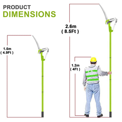 Telescopic Branch Pruner Cutter + 32cm Saw