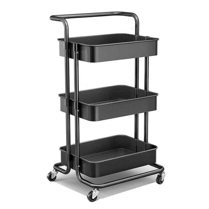 3-Tier Kitchen Trolley Wheels - Denny Shop