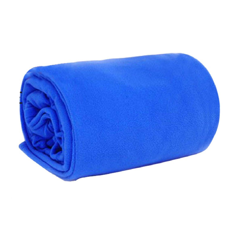 Sleeved Blanket Wrap Blue