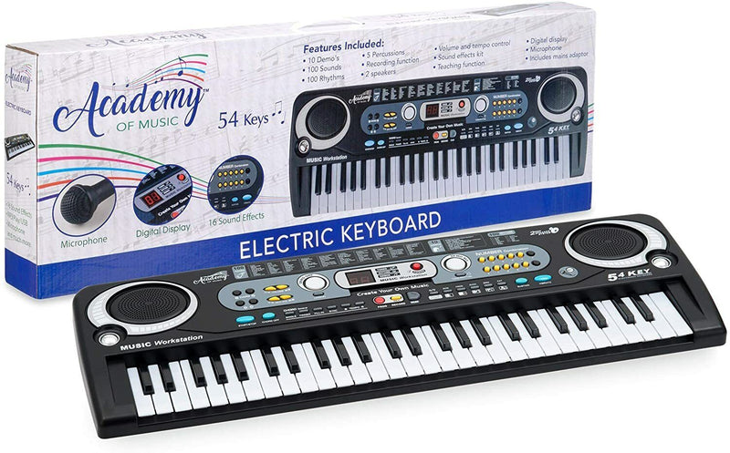 54 Keys Electronic Keyboard Piano + Microphone