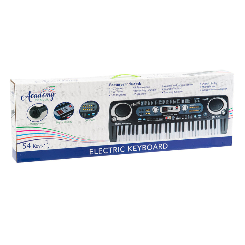 54 Keys Electronic Keyboard Piano + Microphone