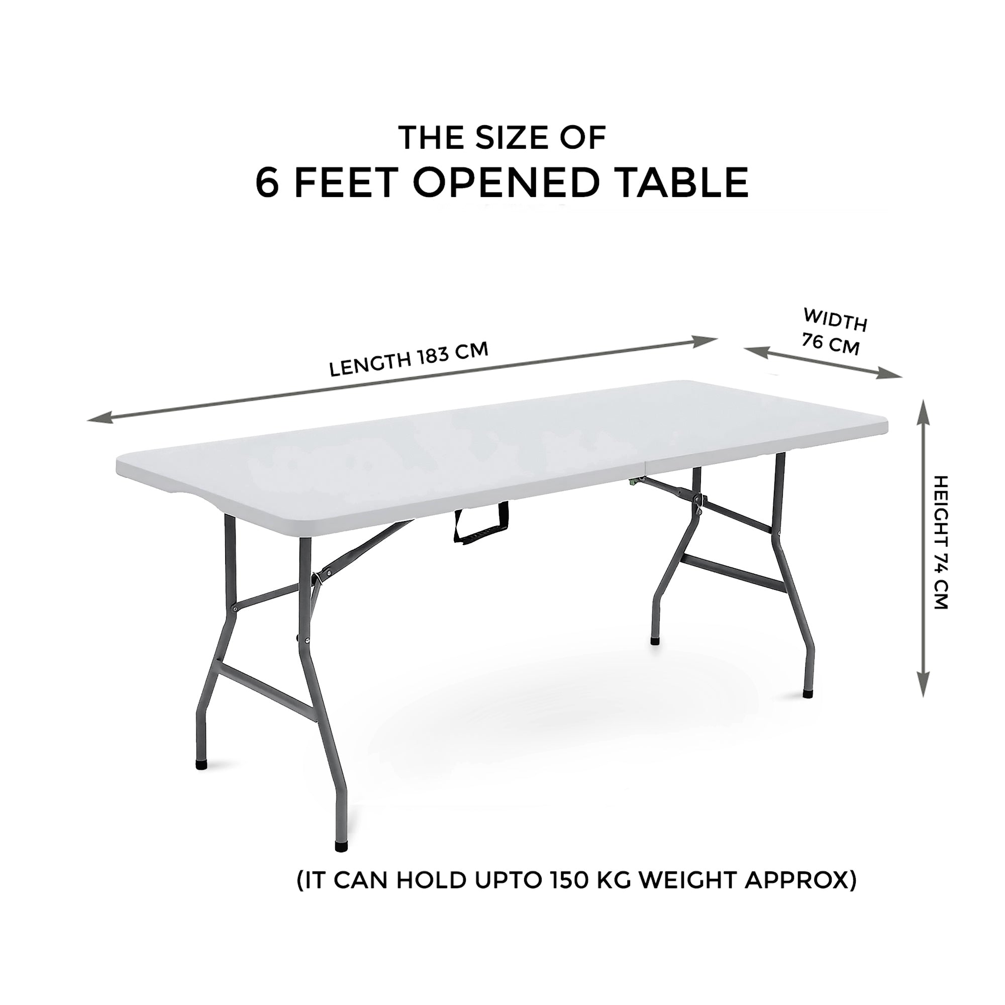 lightweight Folding Portable Banquet Camping Table – Denny Shop UK