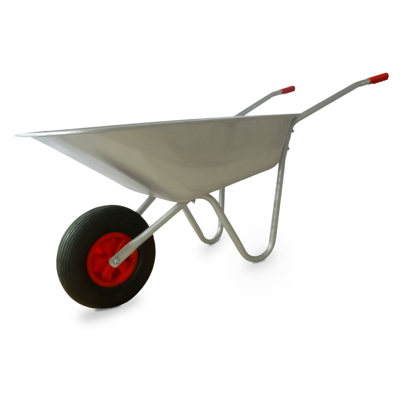 65 Liter Wheelbarrow Metal Cart Heavy Duty