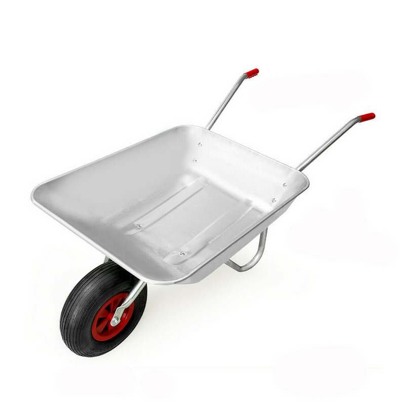 65 Liter Wheelbarrow Metal Cart Heavy Duty