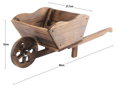 Garden Ornamental Wheelbarrow Planter