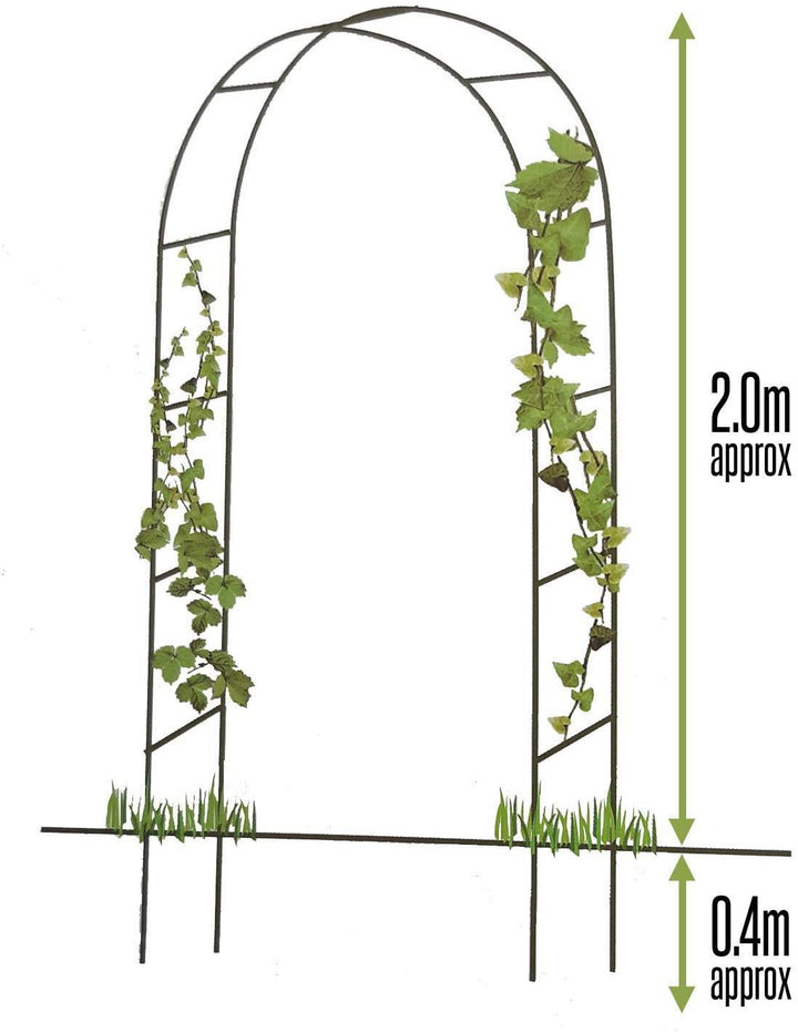 2M Metal Garden Arch - Denny Shop