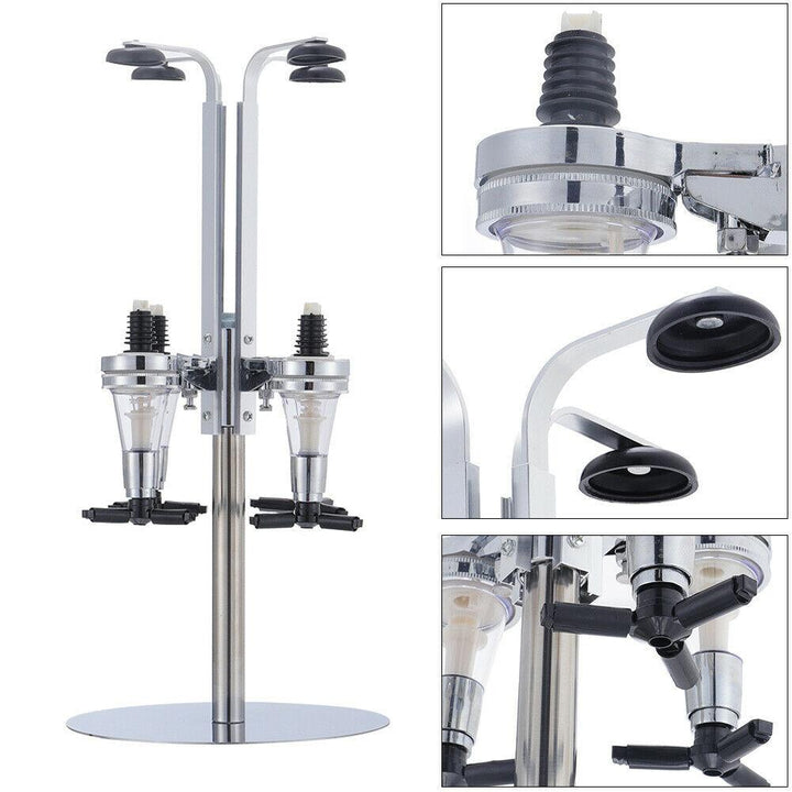 6 Bottle Rotary Drink Stand Dispenser