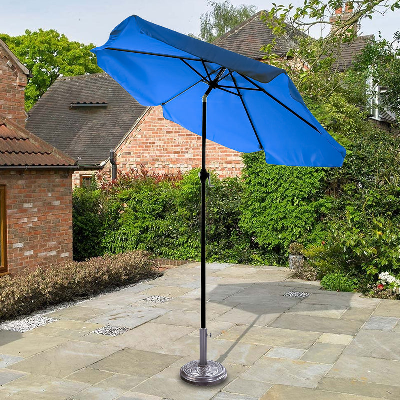 Heavy Duty Parasol Base 12Kg - Black/Metallic